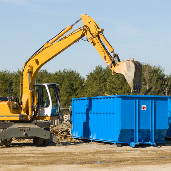 what happens if the residential dumpster is damaged or stolen during rental in Hastings Michigan